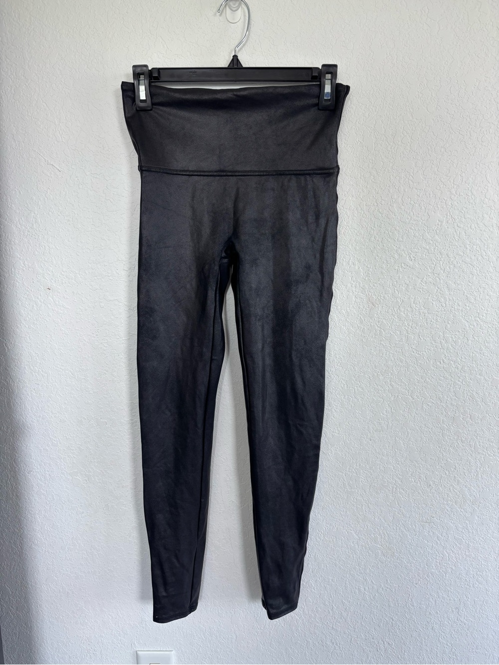 Spanx Black Faux Leather Leggings